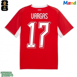 Schweiz Ruben Vargas #17 Replika Hjemmebanetrøje VM 2026 Kortærmet